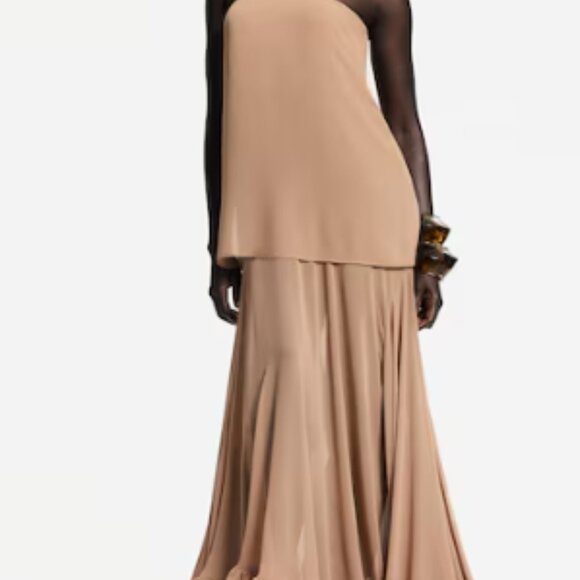 H&M Voluminous Bandeau Dress - Picture 1 of 8